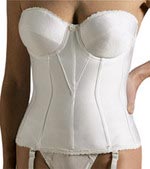 Carnival Bridal Splendor Satin Torsolette Bra